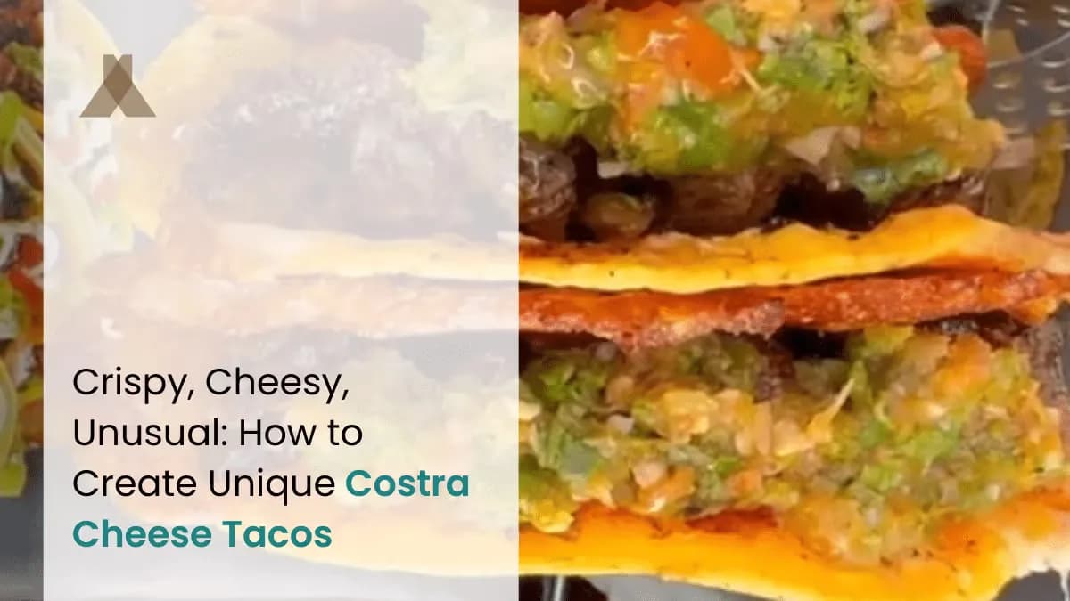 Costra Cheese Taco: Crispy and Cheesy